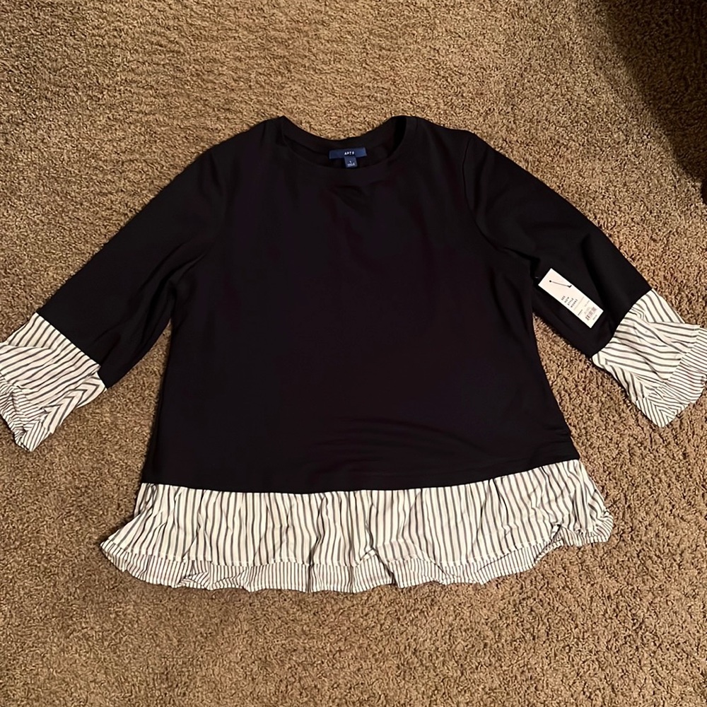Navy Ladies Apt 9 Top